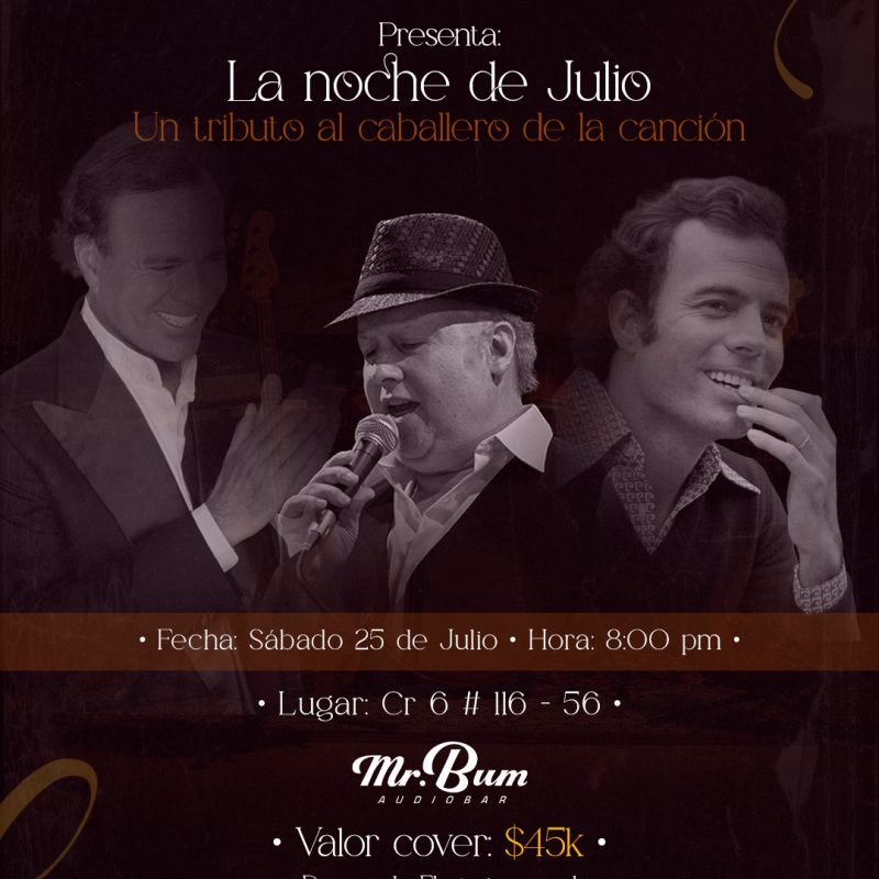 Post The Velvet tributo Julio Iglesias